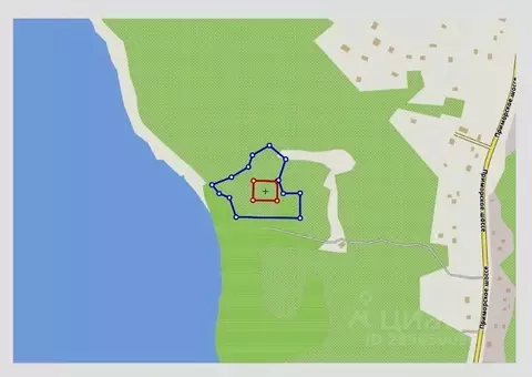 Участок в Ленинградская область, Выборгский район, Приморское ...