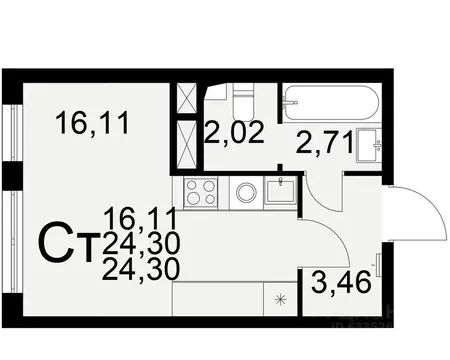 1-к кв. Рязанская область, Рязань Братиславский мкр, Вместе жилой ...