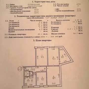 4-к кв. Удмуртия, Ижевск Молодежная ул., 21 (80.0 м)