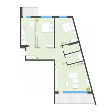 3-к кв. Приморский край, Владивосток ул. Североморская, 4 (99.6 м)