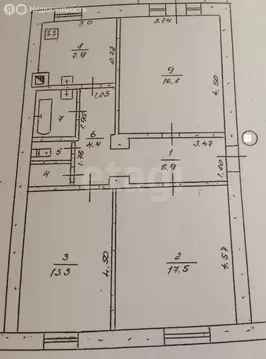3-комнатная квартира: Казань, улица Заря, 4 (81 м)