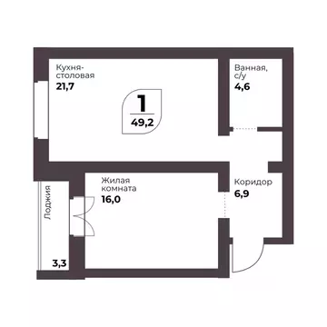 1-к кв. Челябинская область, Сосновский муниципальный округ, пос. ...