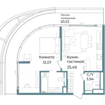 2-к кв. Крым, Саки ул. Морская (81.02 м)