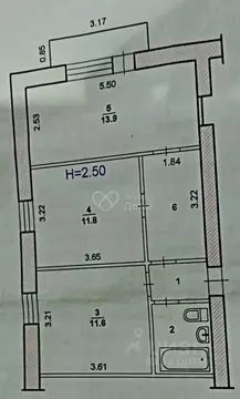 2-к кв. Волгоградская область, Волжский ул. Имени генерала Карбышева, ...