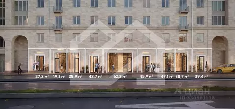 Торговая площадь в Москва Ленинский просп., 70/11 (39 м)