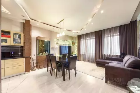 3-к кв. Москва ул. Гашека, 2С1 (101.0 м)