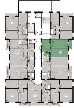2-к кв. Красноярский край, Красноярск Прибойная ул., 37с12 (49.3 м)