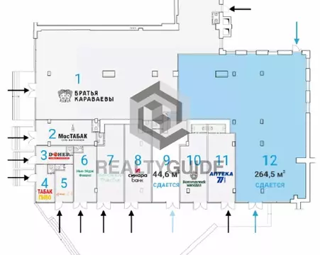 Торговая площадь в Москва Бутырская ул., 4 (265 м)
