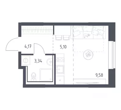 Студия Московская область, Ленинский городской округ, Мисайлово пгт, ...