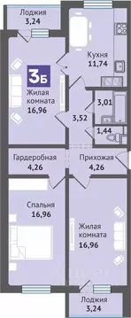 3-к кв. Марий Эл, Медведево городское поселение, Медведево пгт ул. ...