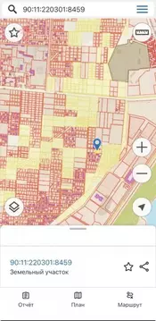 Участок в Крым, Сакский район, Уютненское с/пос ул. Благородная, 94 ...