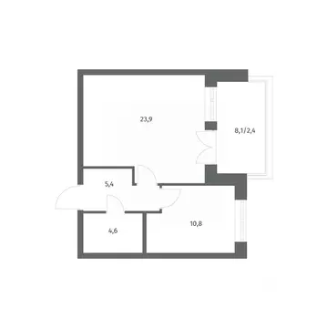 1-к кв. Ленинградская область, Ломоносовский район, Аннинское ...