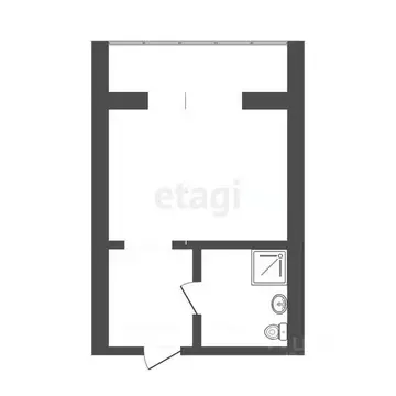 Студия Тюменская область, Тюмень ул. Мельникайте, 115 (20.4 м)