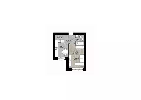 1-к кв. Ярославская область, Ярославль Петропавловские пруды жилой ...