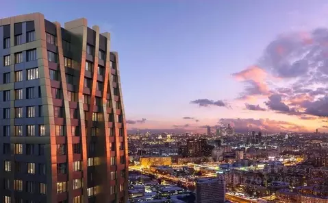 Студия Москва Левел Южнопортовая жилой комплекс, 1 (23.1 м)