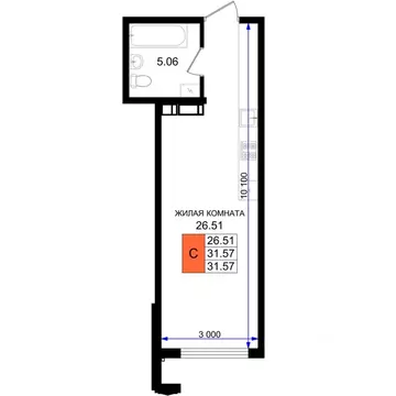 Студия Краснодарский край, Новороссийск ул. Григория Белькинда (31.57 ...