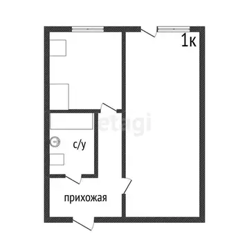 1-комнатная квартира: Кострома, микрорайон Малышково, Студенческий ...
