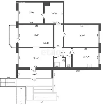 Помещение свободного назначения (102.6 м)