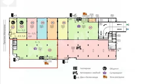 Торговая площадь в Москва ул. Братьев Гранат, 8 (487 м)