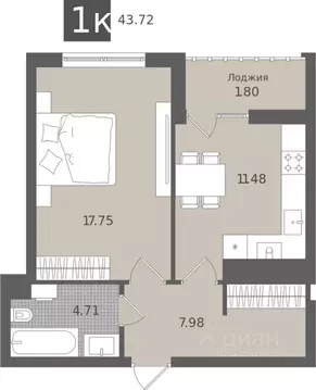1-к кв. Калининградская область, Светлогорск Лесная Сказка жилой ...