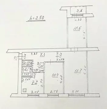 3-к кв. Самарская область, Самара Воронежская ул., 51 (60.0 м)