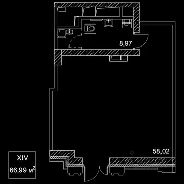 Торговая площадь в Москва 2-й Хорошевский проезд, 7С8 (67 м)