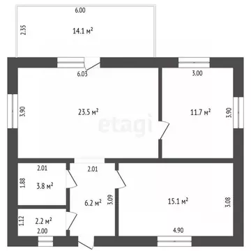 Дом в Тюменская область, Тюменский муниципальный округ, с. Борки  (80 ...