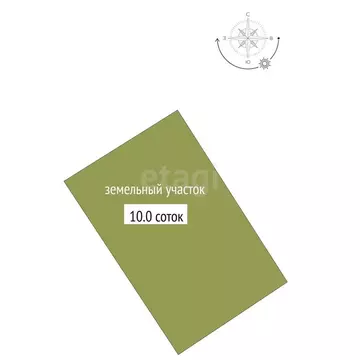 Участок в Мочищенский сельсовет, посёлок Озёрный (10 м)