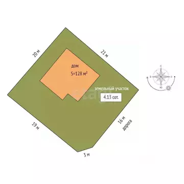 Дом в Тюменская область, Тюмень Парфеново мкр, ул. Кондинская (128 м)