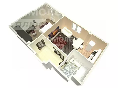 2-комнатная квартира: Волгоград, район Семь Ветров, бульвар 30-летия ...