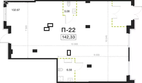 Помещение свободного назначения (142.33 м)