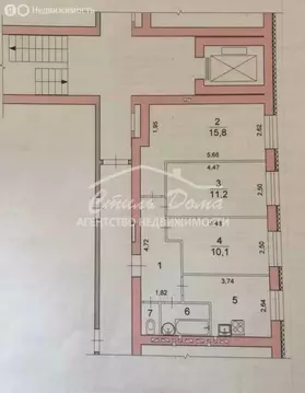 3-комнатная квартира: Волгоград, улица Ломоносова, 70 (56.4 м)