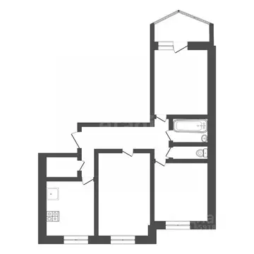 3-к кв. Тульская область, Тула ул. Демонстрации, 4 (64.3 м)