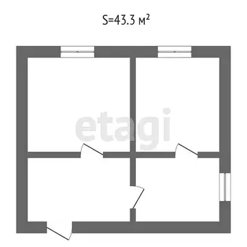 Дом в село Новолыбаево, Береговая улица (43.3 м)