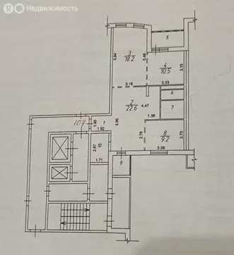 2-комнатная квартира: Балашиха, микрорайон Кучино, улица Соловьёва, 2 ...