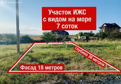 Участок в Краснодарский край, муниципальный округ Анапа, посёлок ...