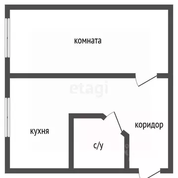 1-к кв. Владимирская область, Ковров ул. Пугачева, 23 (30.0 м)