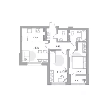 3-к кв. Башкортостан, Уфа Зеленая Роща жилрайон, Лесная Симфония жилой ...