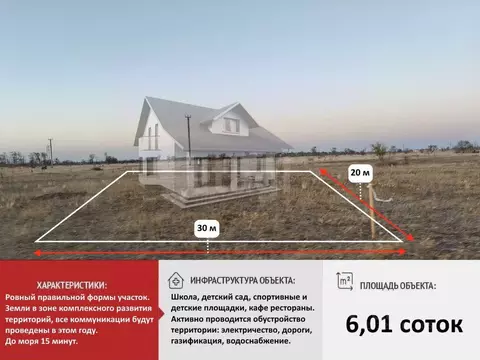 Участок в Крым, Симферопольский район, Николаевка пгт  (6.01 сот.)