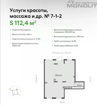 Торговая площадь в Свердловская область, Екатеринбург ул. Академика ...