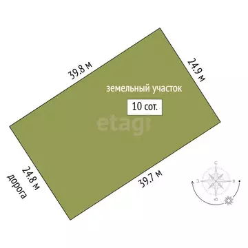 Участок в Тюменская область, с. Нижняя Тавда ул. Некрасова, 7 (10.0 ...