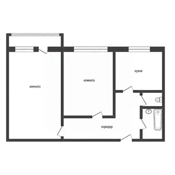 Комната Новгородская область, Хвойнинский муниципальный округ, пос. ...