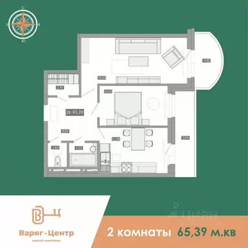 2-к кв. Приморский край, Владивосток Русская ул., 89 (55.0 м)