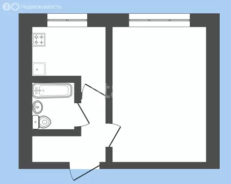 1-комнатная квартира: Воронеж, Ольховый переулок, 13 (21 м)