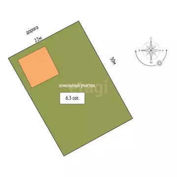 Дом в деревня Цибино, улица Пименовка (130 м)