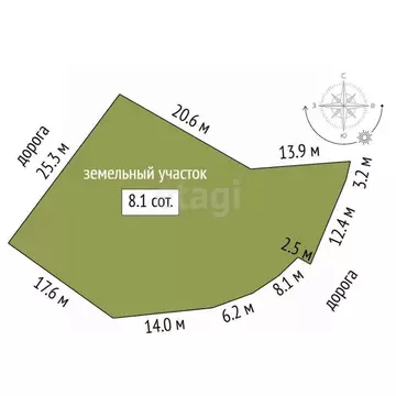 Дом в Тюменская область, Тюмень Вертолет СНТ, ул. Цветочная (40 м)