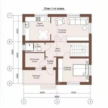 Коттедж в Владимирская область, Суздальский район, Павловское ...