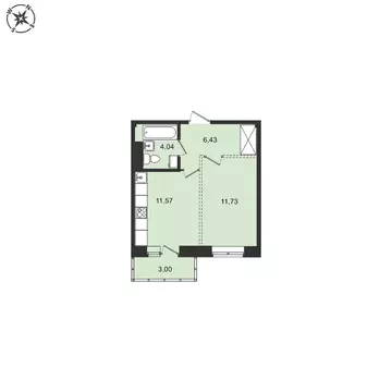 1-к кв. Иркутская область, Иркутский муниципальный округ, с. Мамоны ...