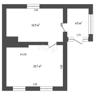 Дом в Новопокровка, улица Свердлова, 29 (37.6 м)