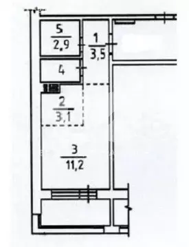 Квартира-студия: Новосибирск, улица Сибиряков-Гвардейцев, 53/10 (26.7 ...